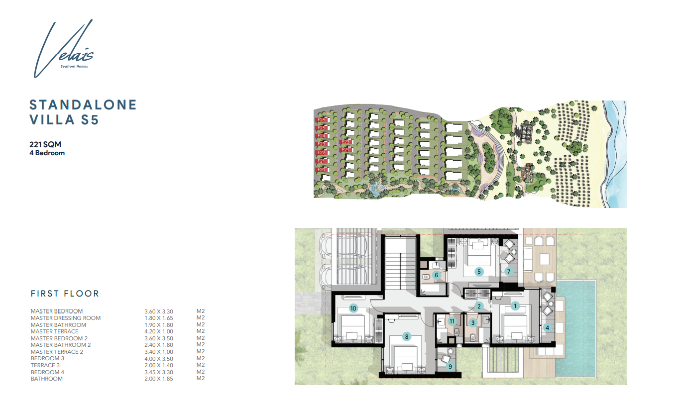 Floor Plan - قرية أزها الساحل الشمالي مدار للتطوير العقاري - Azha North Coast Village