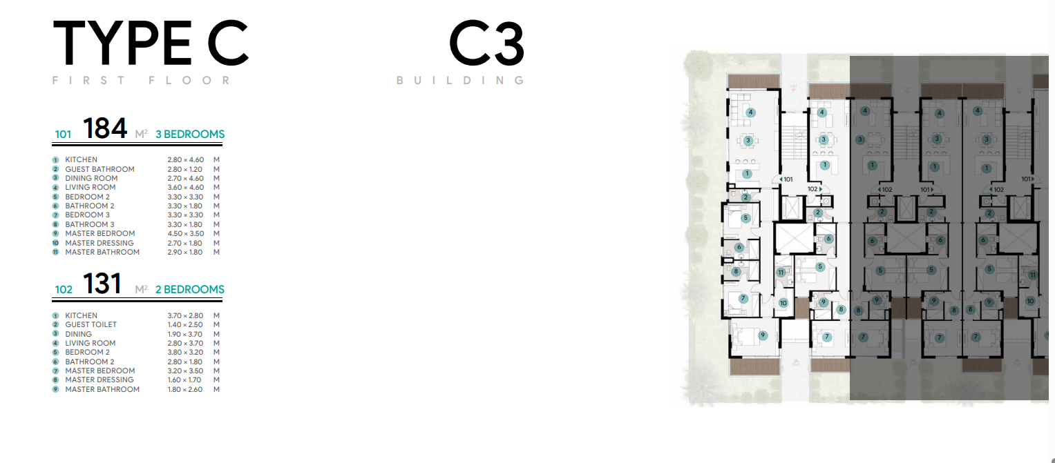 Floor Plan - Azha North Coast Village Madar Real Estate