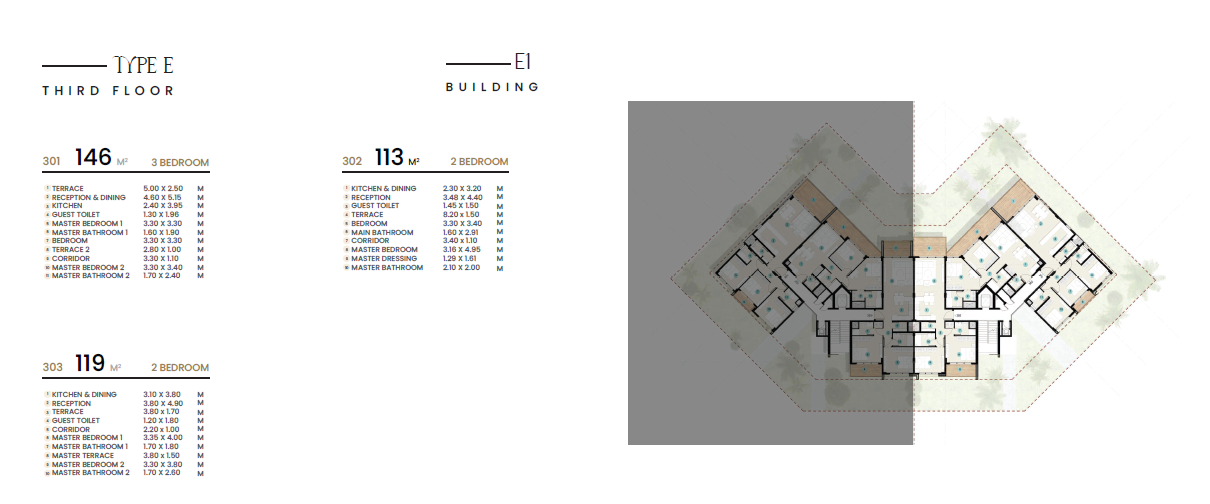 Floor Plan - Azha North Coast Village Madar Real Estate