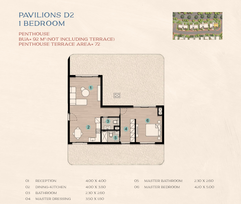 Plan 40 - Azha North Coast Village Madar Real Estate