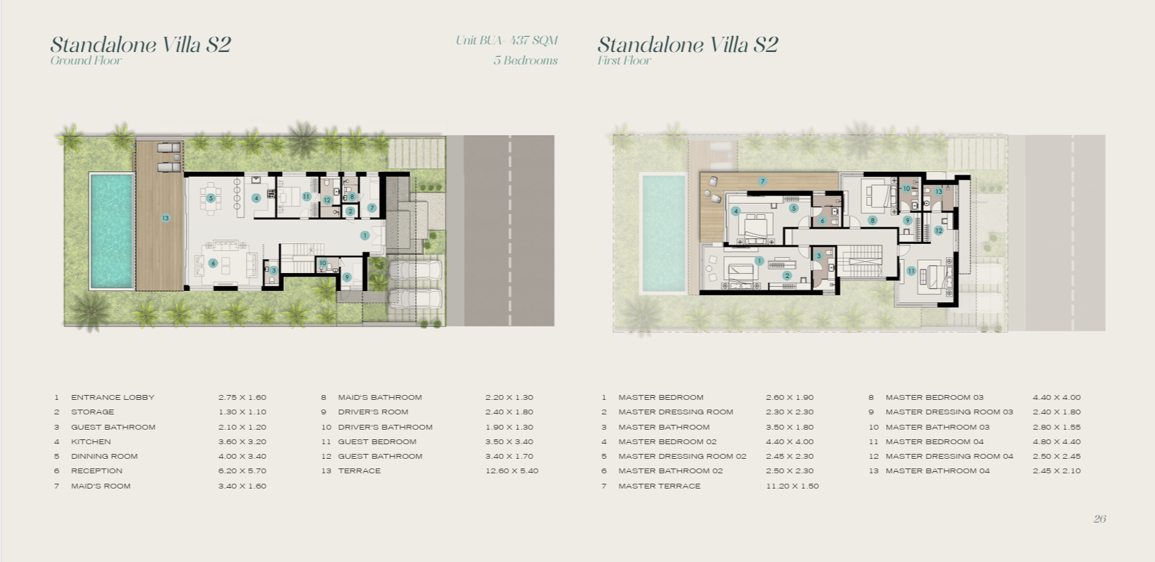 Plan 45 - Azha North Coast Village Madar Real Estate