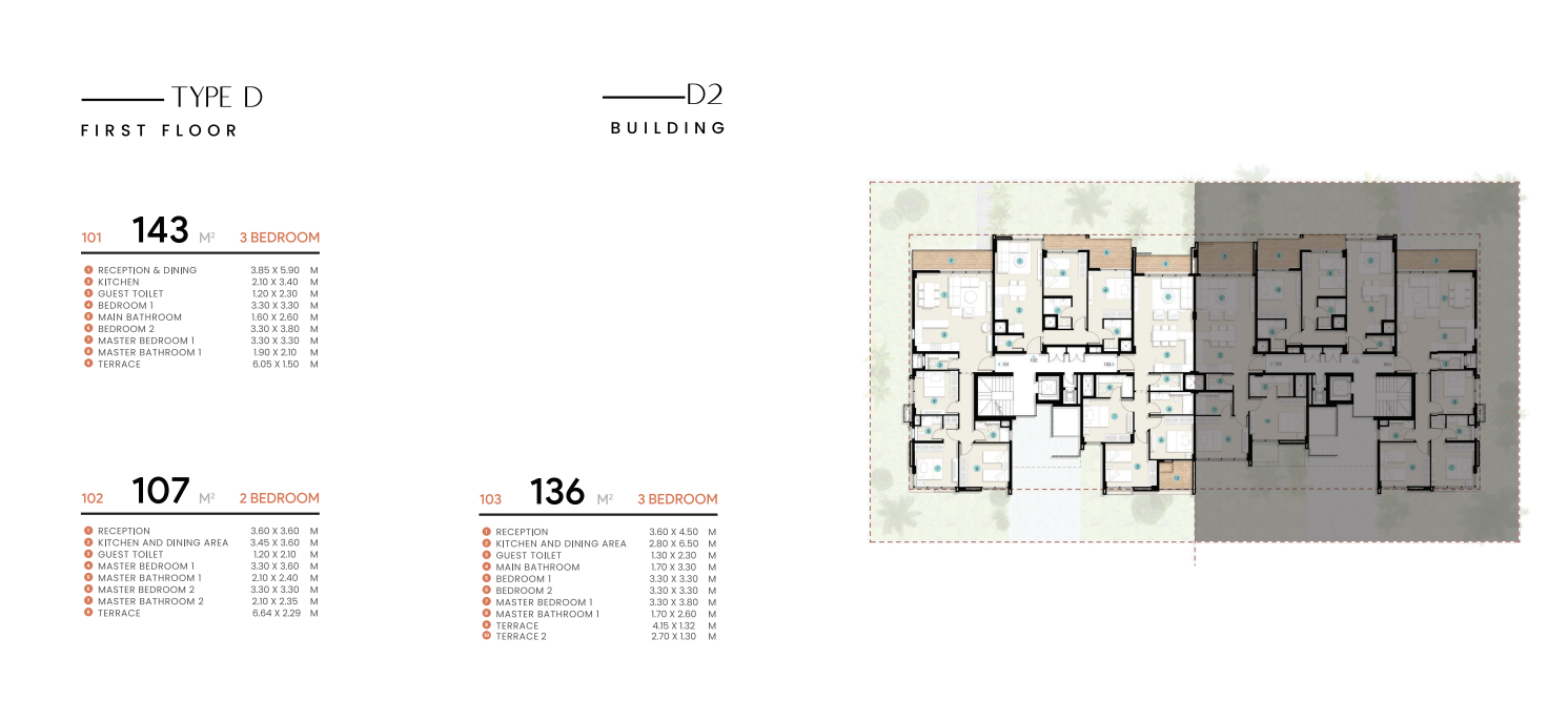 Floor Plan - Azha North Coast Village Madar Real Estate