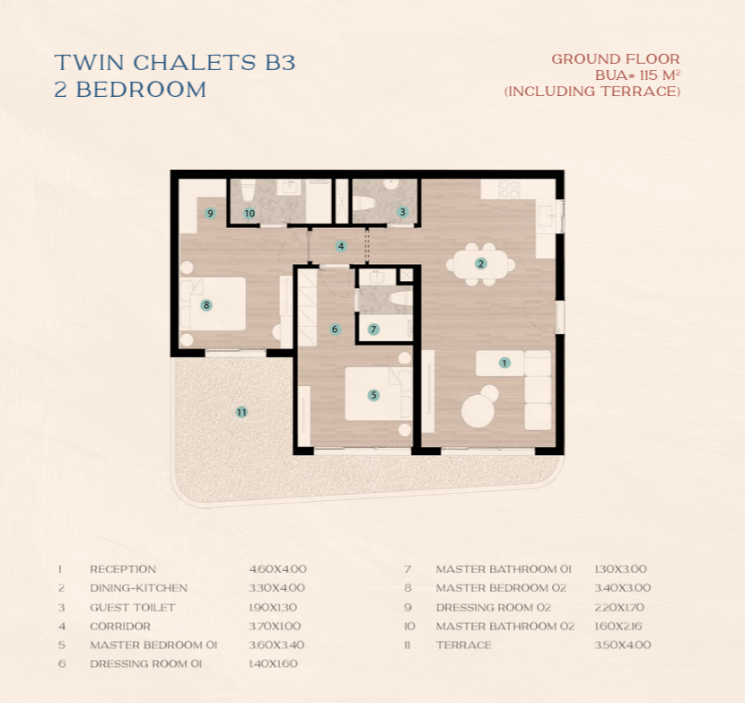 Plan 31 - Azha North Coast Village Madar Real Estate