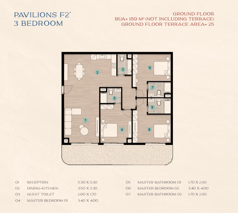 Plan 37 - Azha North Coast Village Madar Real Estate