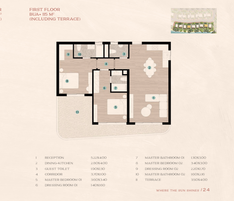 Plan 30 - Azha North Coast Village Madar Real Estate
