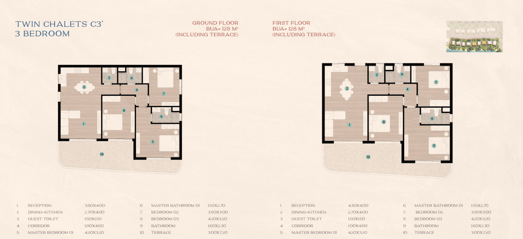 Plan 33 - Azha North Coast Village Madar Real Estate