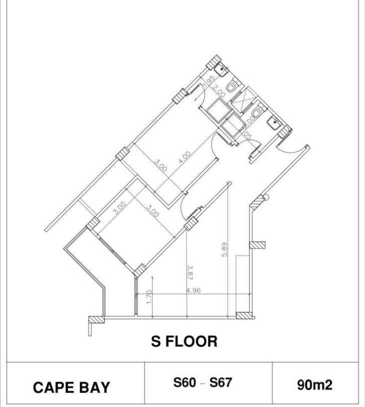 Floor Plan - قرية كاب باي العين السخنة لاسيرينا جروب العقارية - Cape Bay Sokhna Village