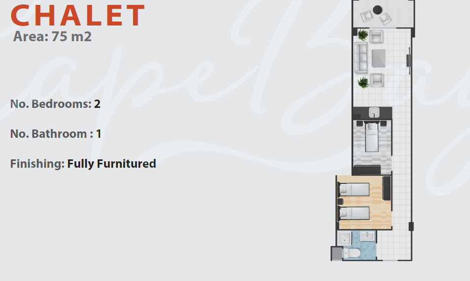 Floor Plan - Cape Bay Sokhna Village Lasirena Group