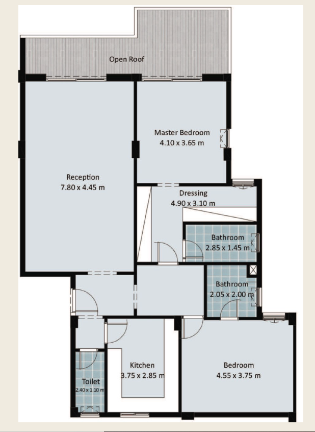Floor Plan - Own apartments for sale in Fifth Square today and enjoy a host of benefits
