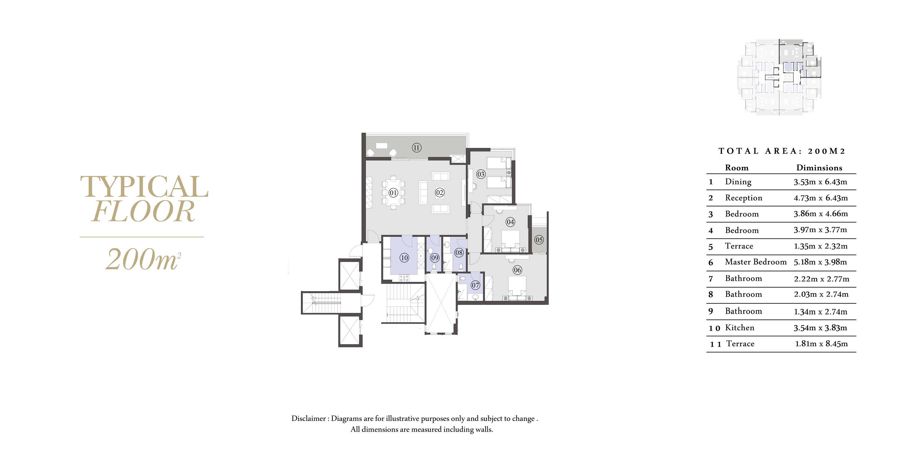 Floor Plan - Complete your apartments for sale in El Patio Oro now and live the life you dreamed of at amazing prices