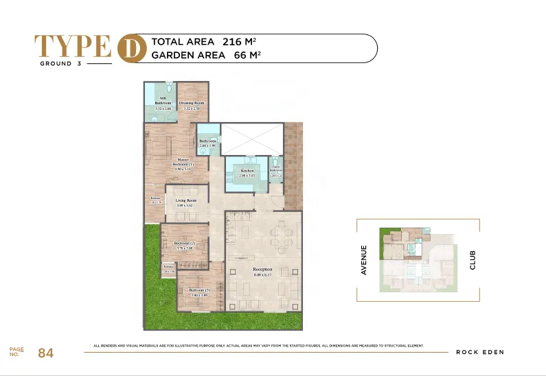 Apartment - Rock eden 6 October Compound Al Batal Development