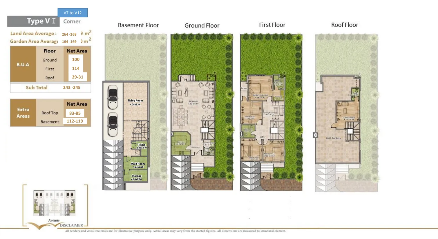Townhouse - Rock eden 6 October Compound Al Batal Development