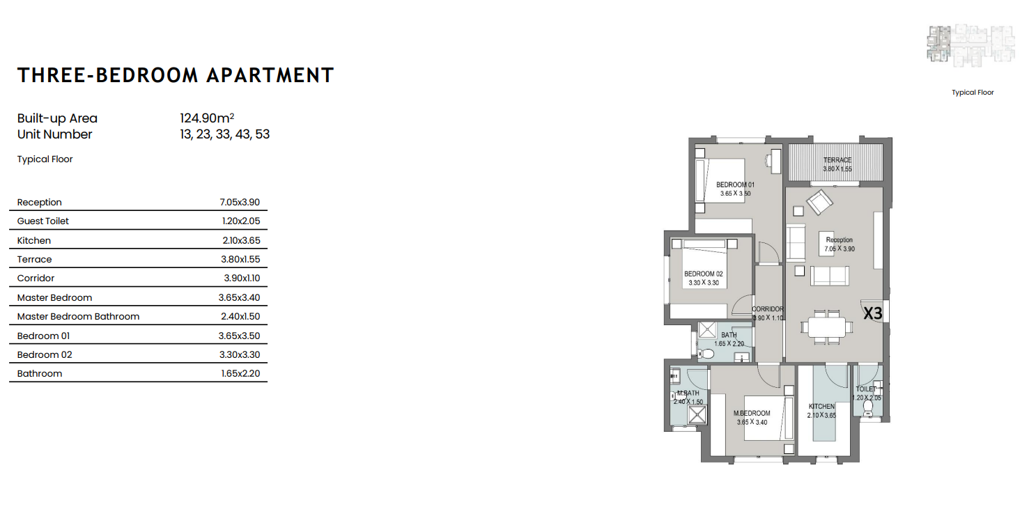 Floor Plan - أسعار الشقق في كمبوند سراي القاهرة الجديدة