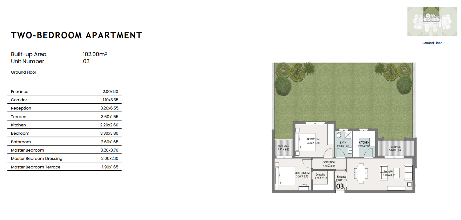 Floor Plan - أسعار الشقق في كمبوند سراي القاهرة الجديدة