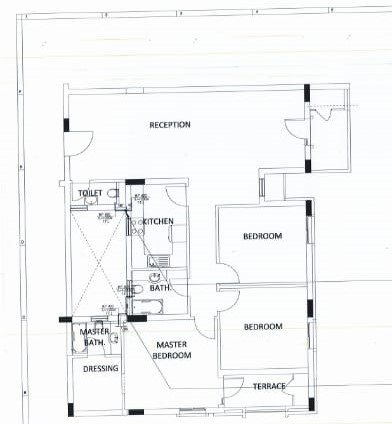 Floor Plan - Do not hesitate to book apartments for sale in October Plaza Sodic, where you will find luxury life