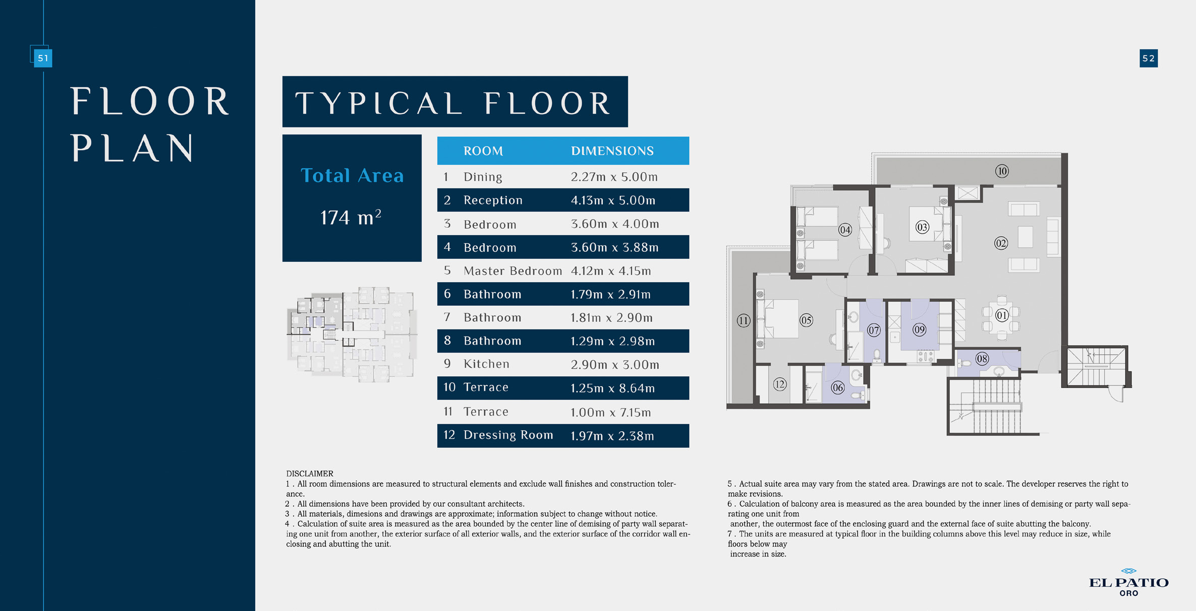 Floor Plan - Apartment Prices at El Patio Oro New Cairo - Offers and Details