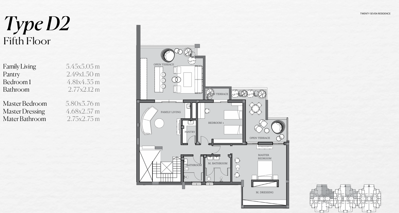 Floor Plan - Hurry up and book your unit in Azad Apartments and enjoy exclusive benefits that await you