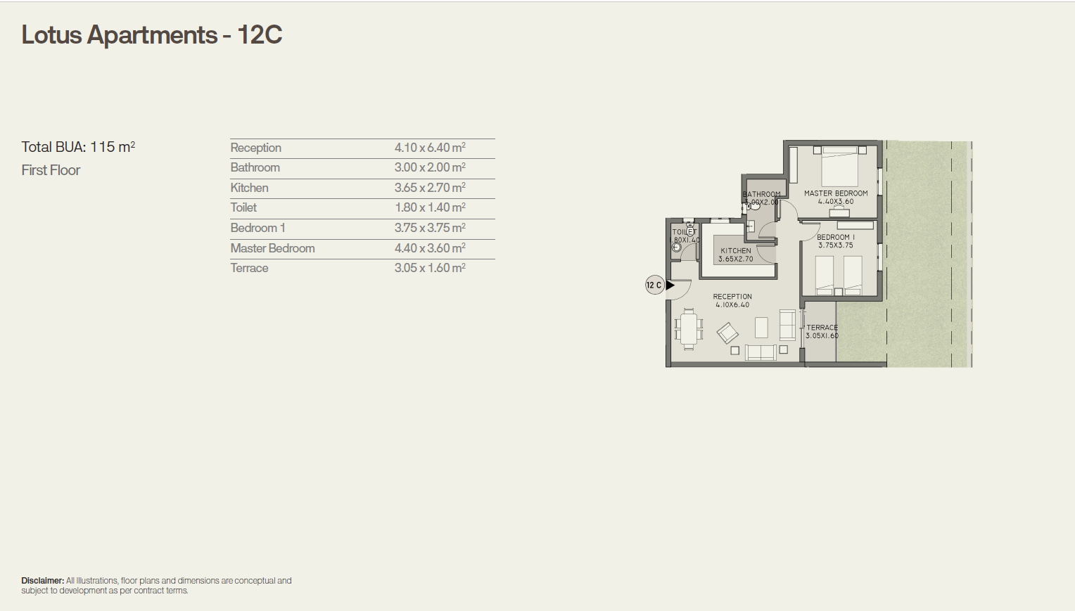 Floor Plan - Book apartments for sale in the Taj City compound today and take advantage of a wide range of features