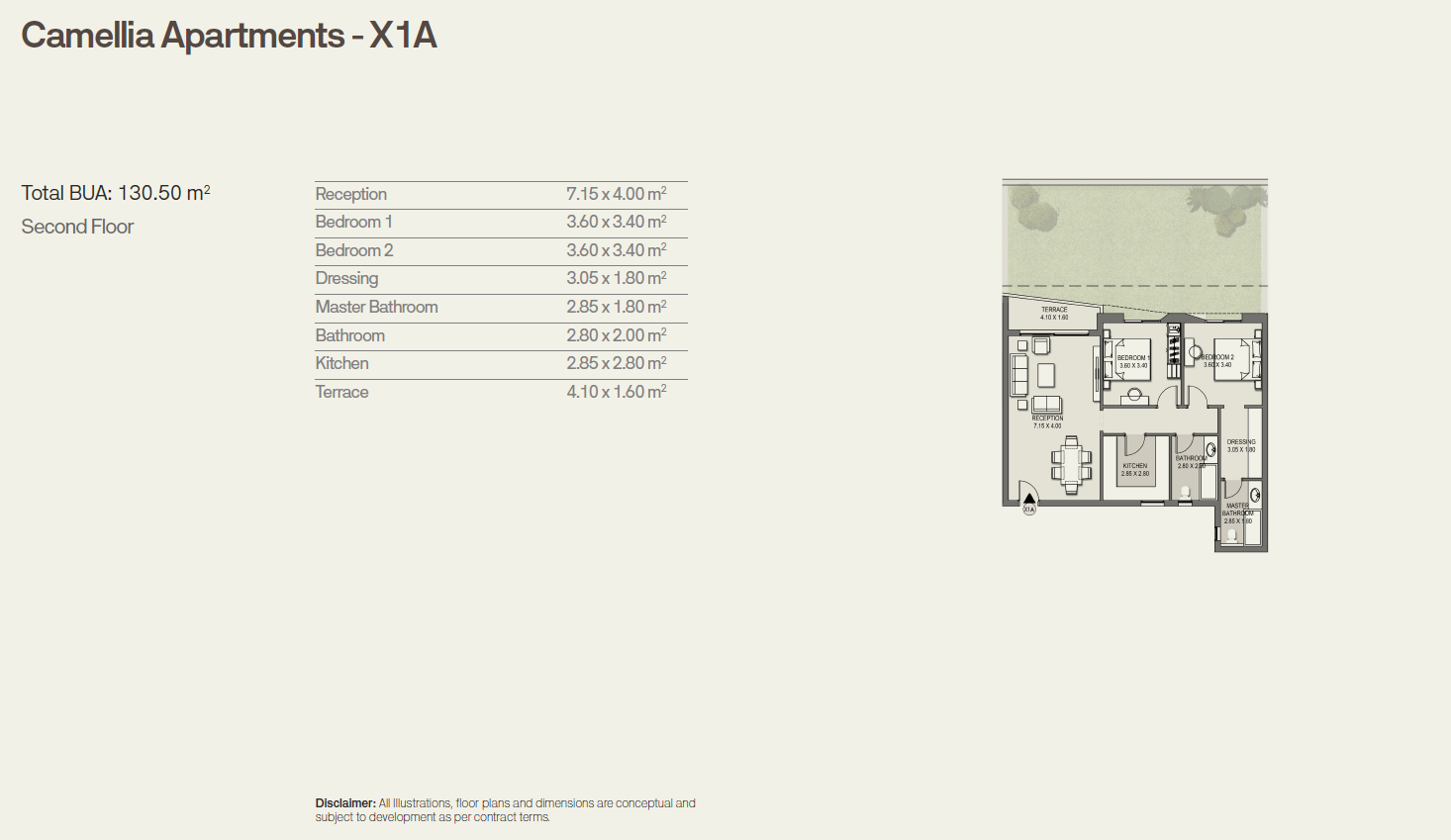 Floor Plan - Book apartments for sale in the Taj City compound today and take advantage of a wide range of features
