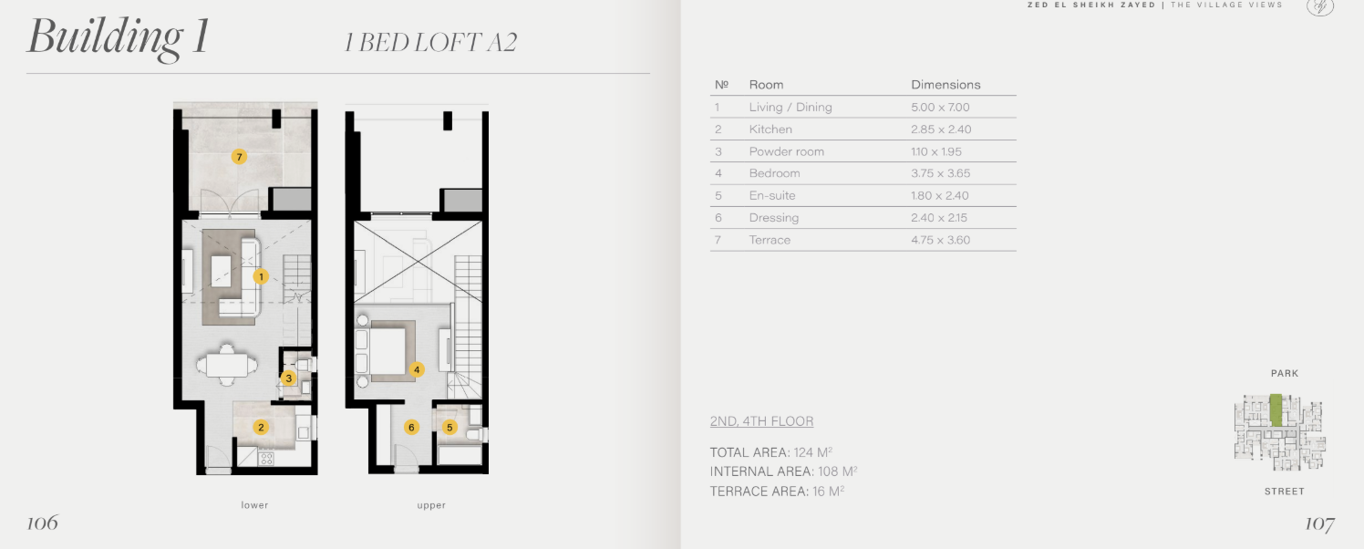 Floor Plan - Take the opportunity now and put your money in a safe investment at the best prices for apartments in Zed Sheikh Zayed