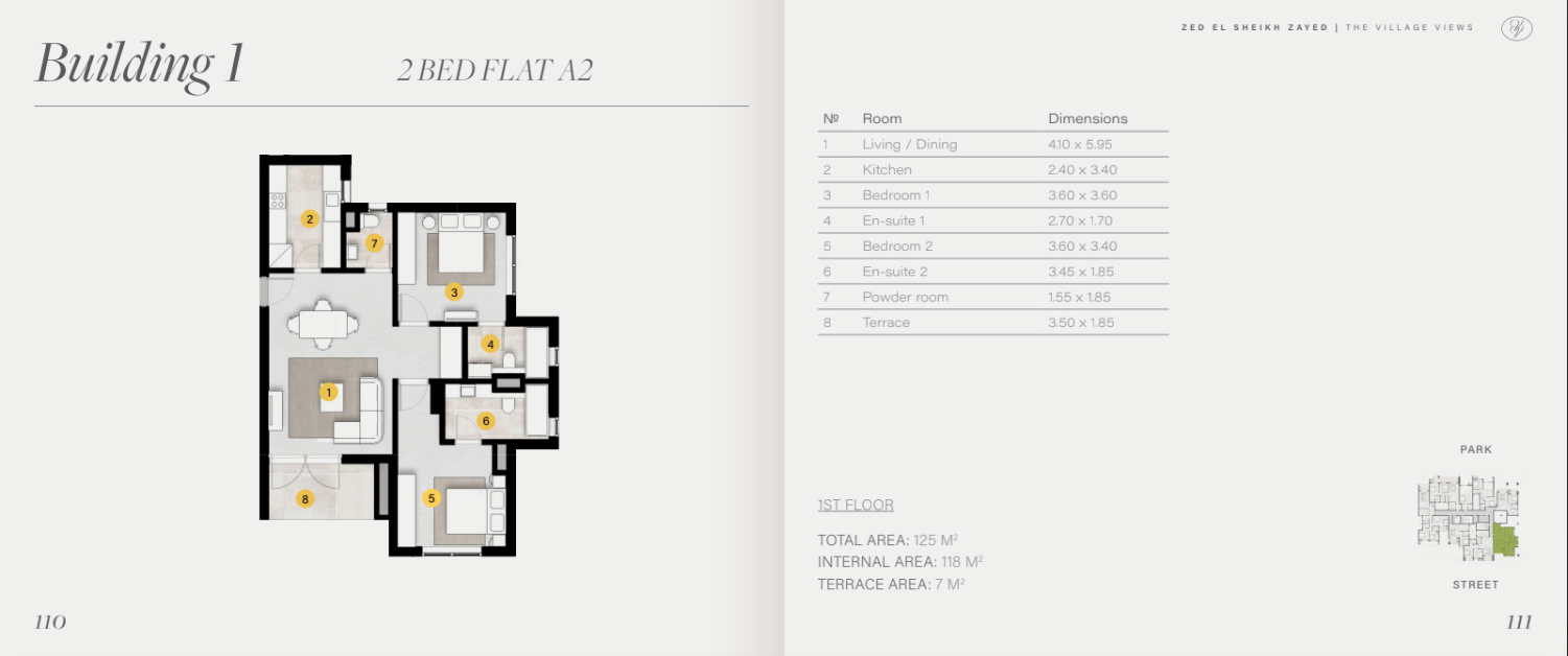 Floor Plan - Take the opportunity now and put your money in a safe investment at the best prices for apartments in Zed Sheikh Zayed