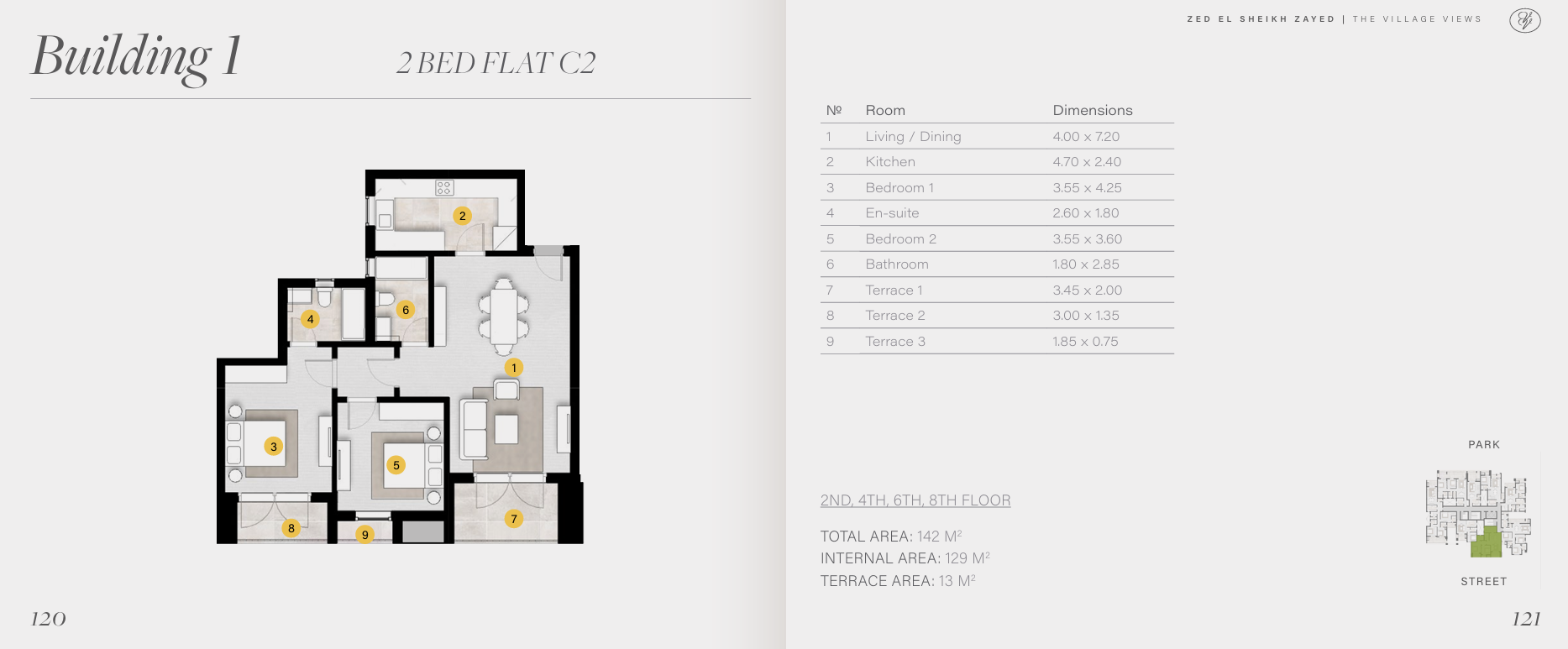 Floor Plan - Take the opportunity now and put your money in a safe investment at the best prices for apartments in Zed Sheikh Zayed