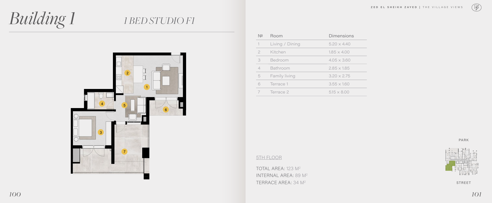 Floor Plan - Take the opportunity now and put your money in a safe investment at the best prices for apartments in Zed Sheikh Zayed