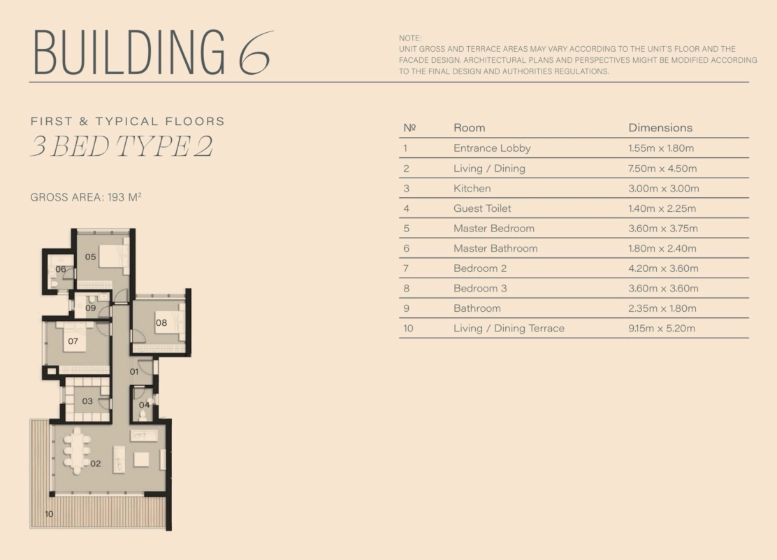 Floor Plan - Take the opportunity now and put your money in a safe investment at the best prices for apartments in Zed Sheikh Zayed