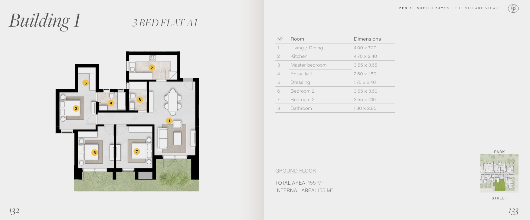 Floor Plan - Take the opportunity now and put your money in a safe investment at the best prices for apartments in Zed Sheikh Zayed