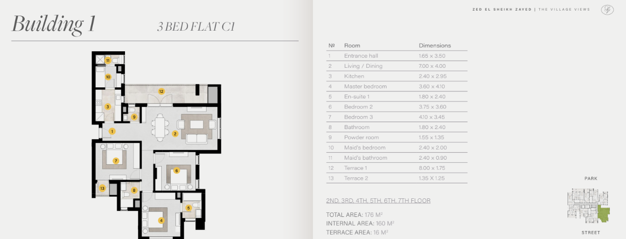 Floor Plan - Take the opportunity now and put your money in a safe investment at the best prices for apartments in Zed Sheikh Zayed