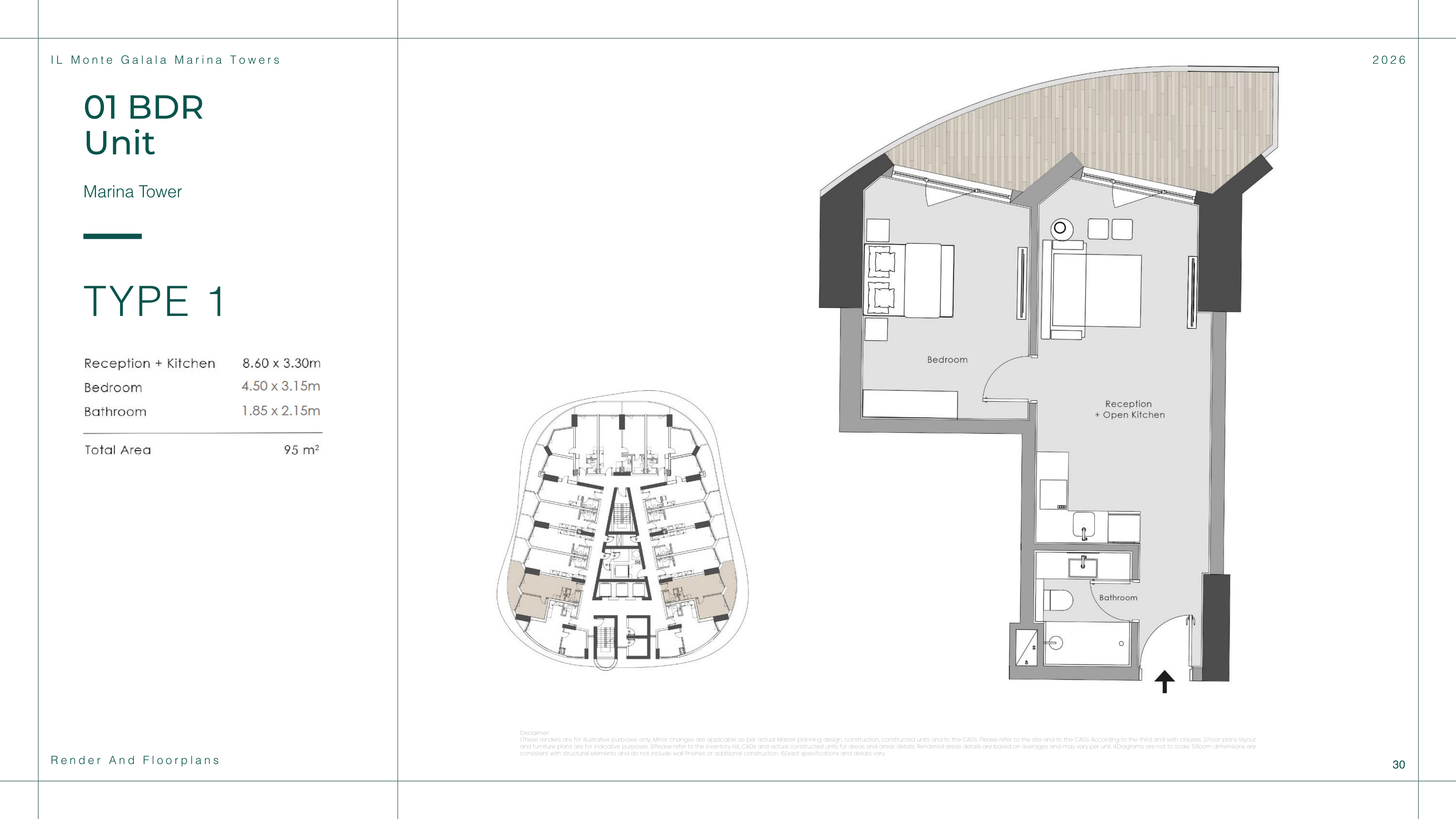 Floor Plan - استثمر في شقق للبيع في المونت جلالة، وتأكد من تحقيق الاستثمار المثمر
