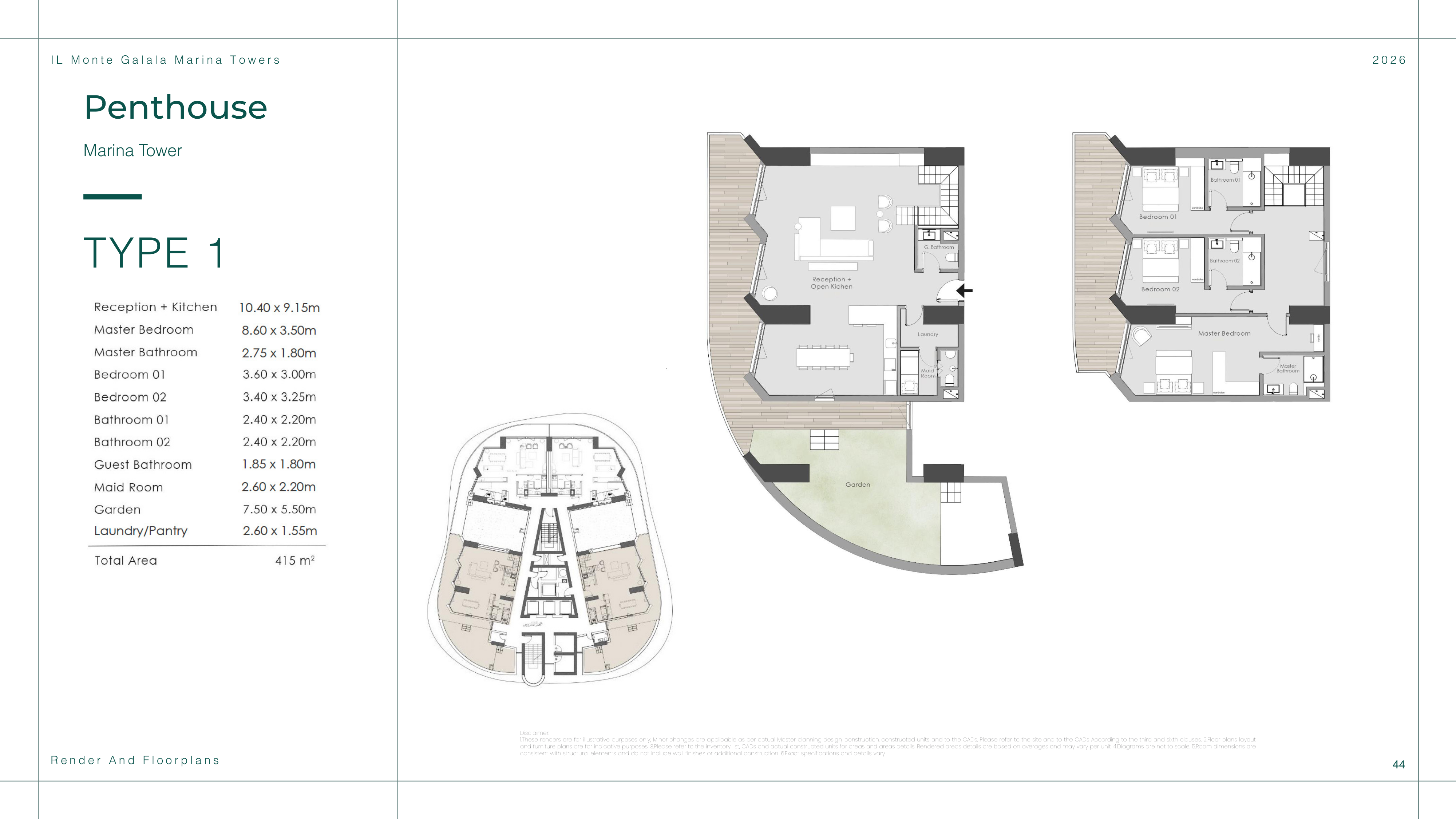 Floor Plan - استثمر في شقق للبيع في المونت جلالة، وتأكد من تحقيق الاستثمار المثمر