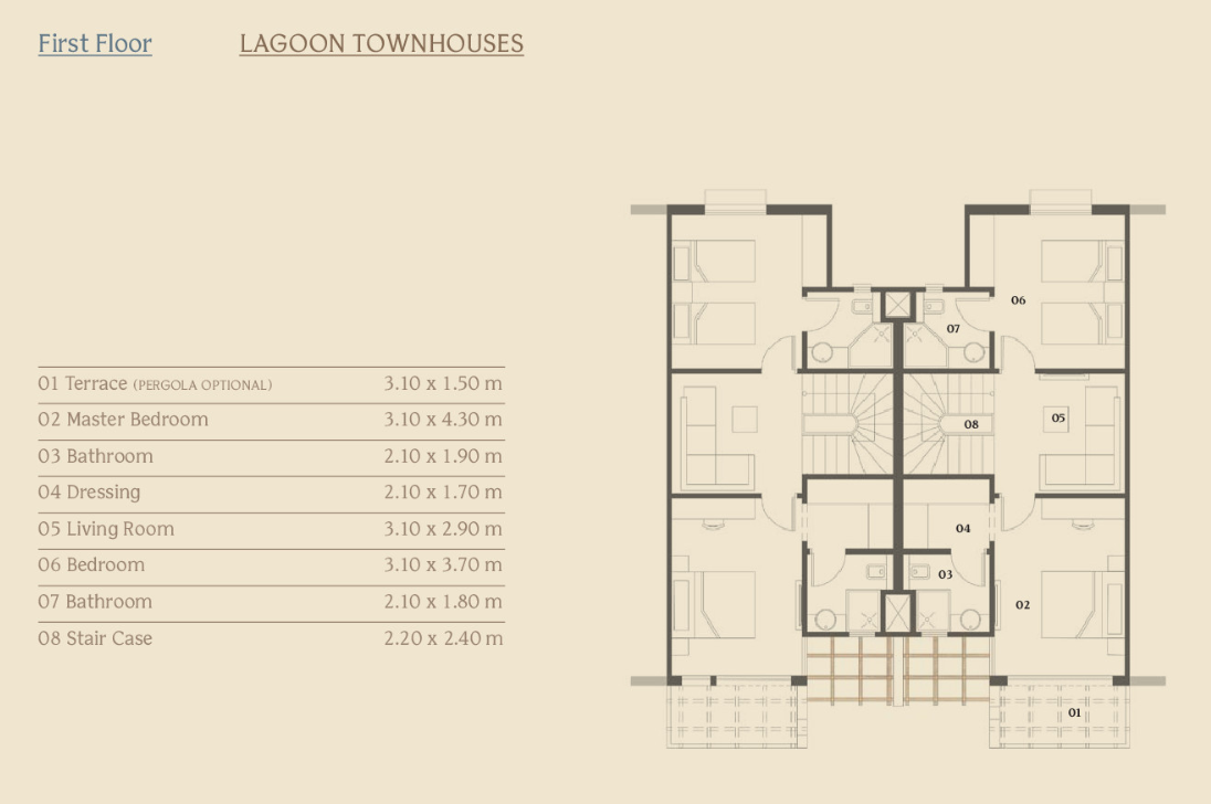 Floor Plan - Benefit from a reliable investment in the prices of project apartments in El Masyaf North Coast, with the lowest down payment and the longest repayment period
