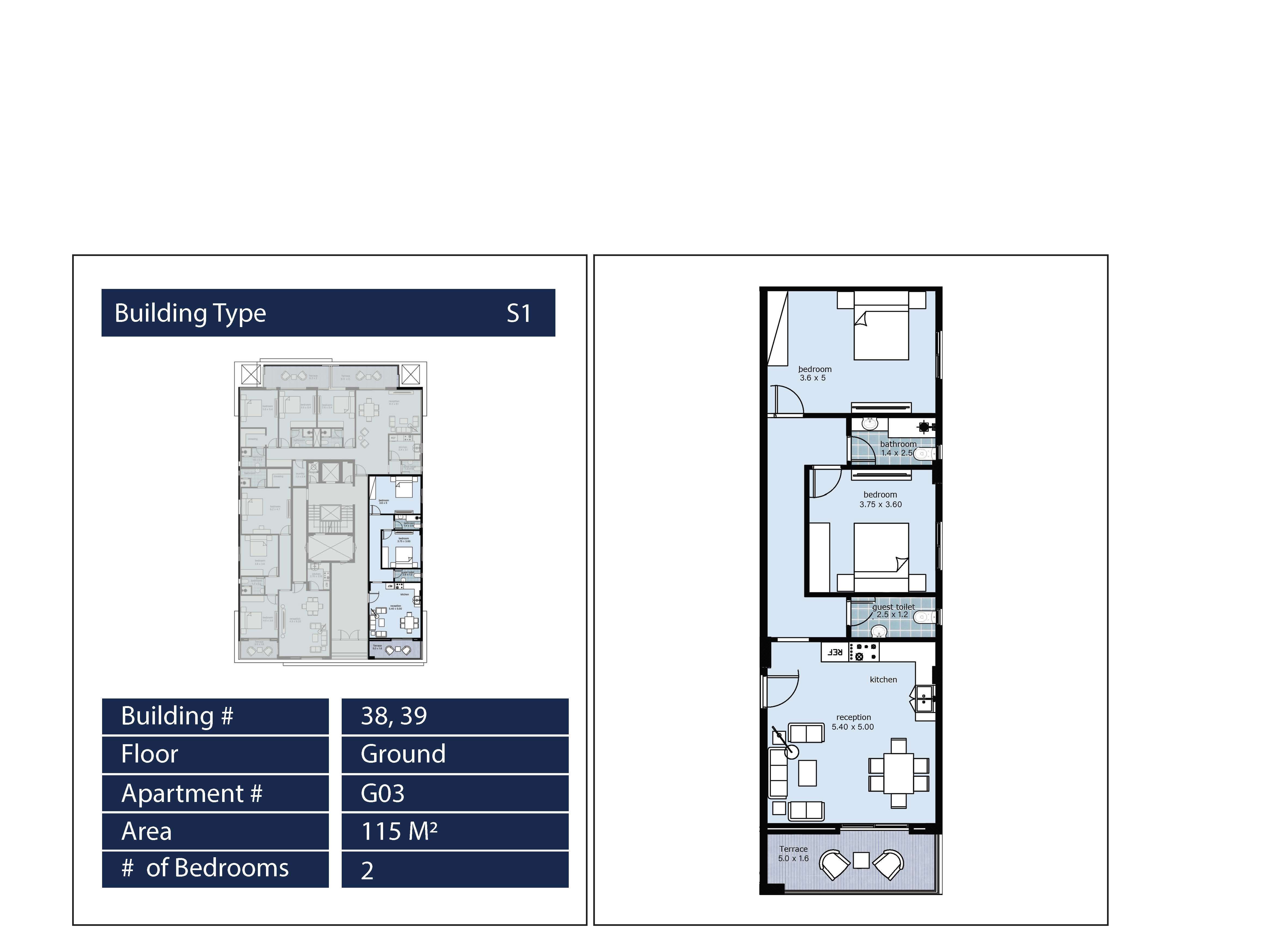 Floor Plan - Learn about the distinguished location of Fifth Square Compound and benefit from the offers and services
