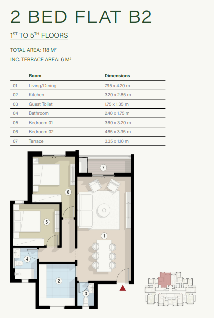 Floor Plan - Don't hesitate and invest at the lowest price per meter in Zed East New Cairo