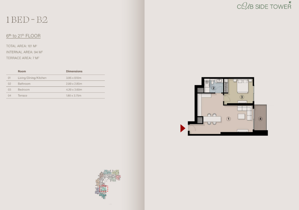 Floor Plan - Don't hesitate and invest at the lowest price per meter in Zed East New Cairo