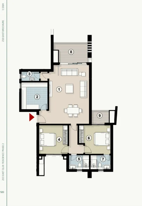 Apartment - Zed East New Cairo villas, the embodiment of the modern vision for contemporary life in Egypt