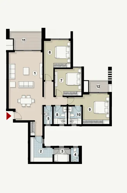 Apartment - اسعار فلل زيد ايست القاهرة الجديدة، خطوتك الأولى نحو استثمار ذكي