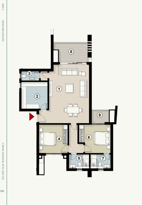 Floor Plan - Zed East Fifth Settlement Compound prices, your ideal choice to achieve your profits