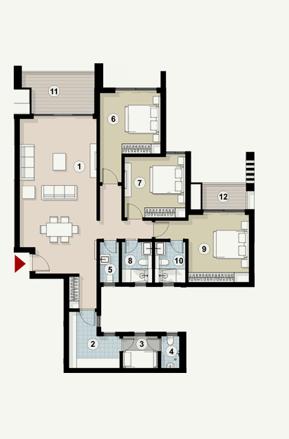 Floor Plan - الدليل الكامل لفلل زيد ايست التجمع الخامس
