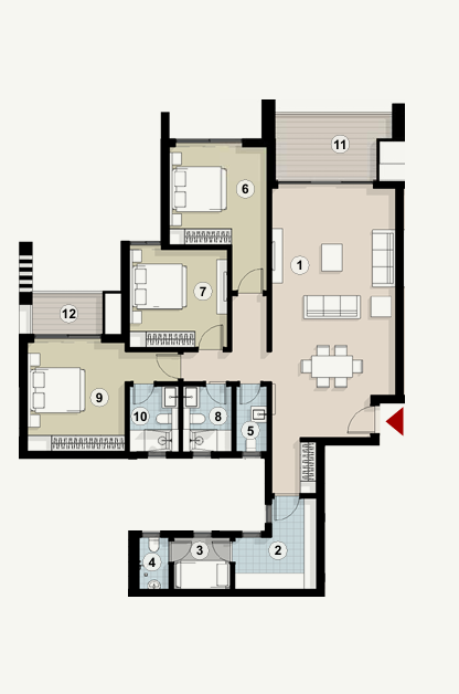 Floor Plan - الدليل الكامل لفلل زيد ايست التجمع الخامس