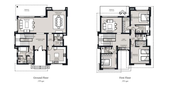 Floor Plan - The Scarlet Swanlake Residence New Cairo Compound Hassan Allam Real Estate