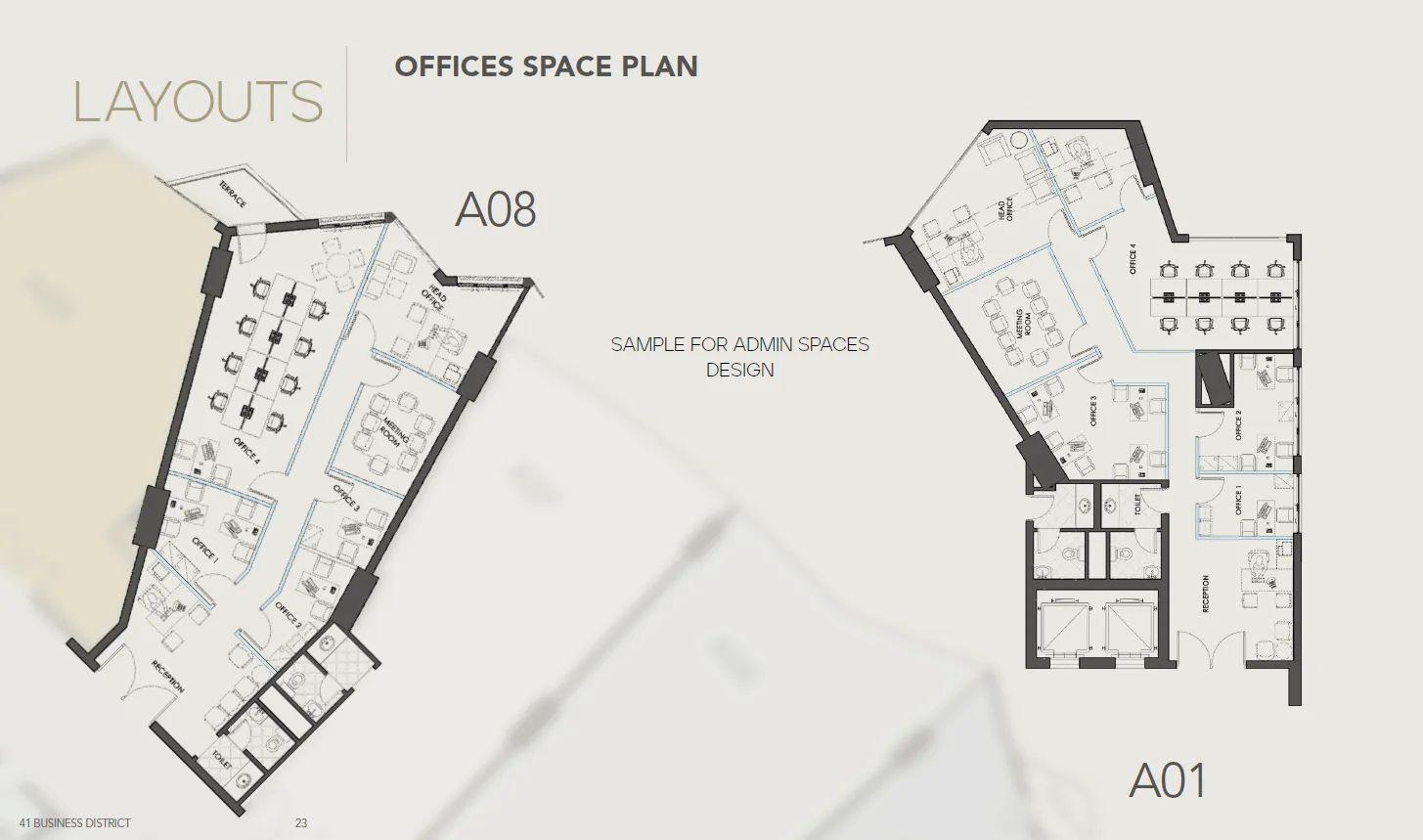Administrative - 41 Business District New Cairo Mall M Square Real Estate