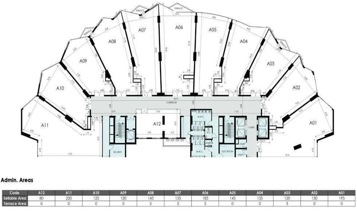 Administrative - 41 Business District New Cairo Mall M Square Real Estate