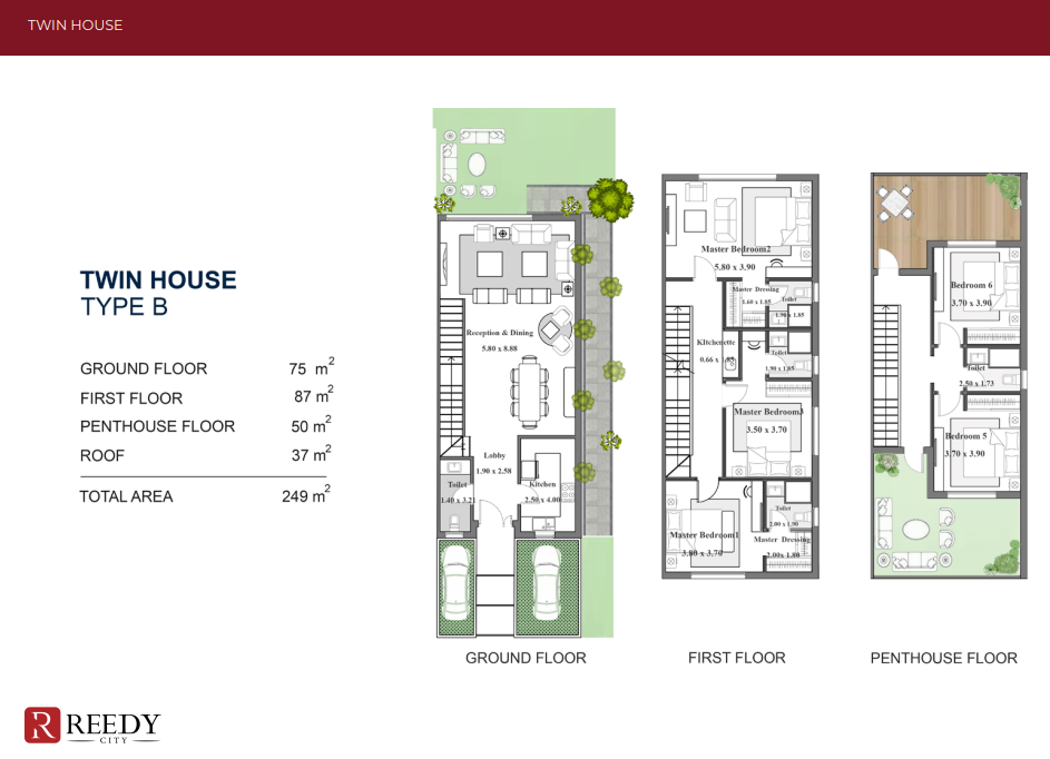 Floor Plan - Dijar New Cairo Compound Reedy Group