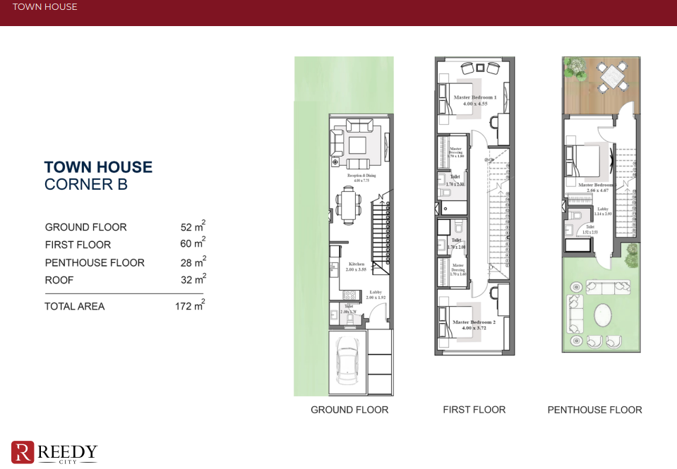 Floor Plan - Dijar New Cairo Compound Reedy Group