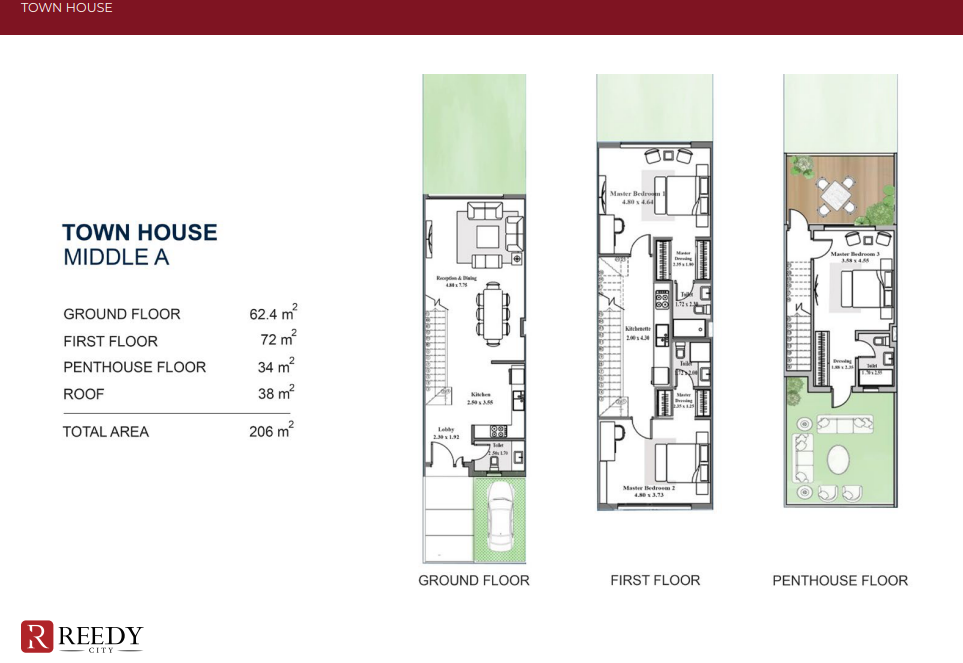 Floor Plan - Dijar New Cairo Compound Reedy Group