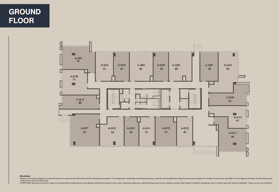 Floor Plan - Hyde Park Business District New Cairo Mall