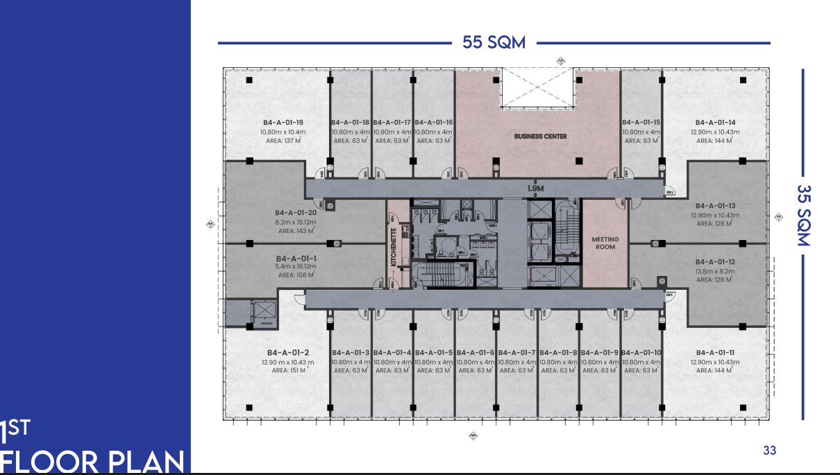Floor Plan - Urban Business Lane New Cairo Mall El Tameer