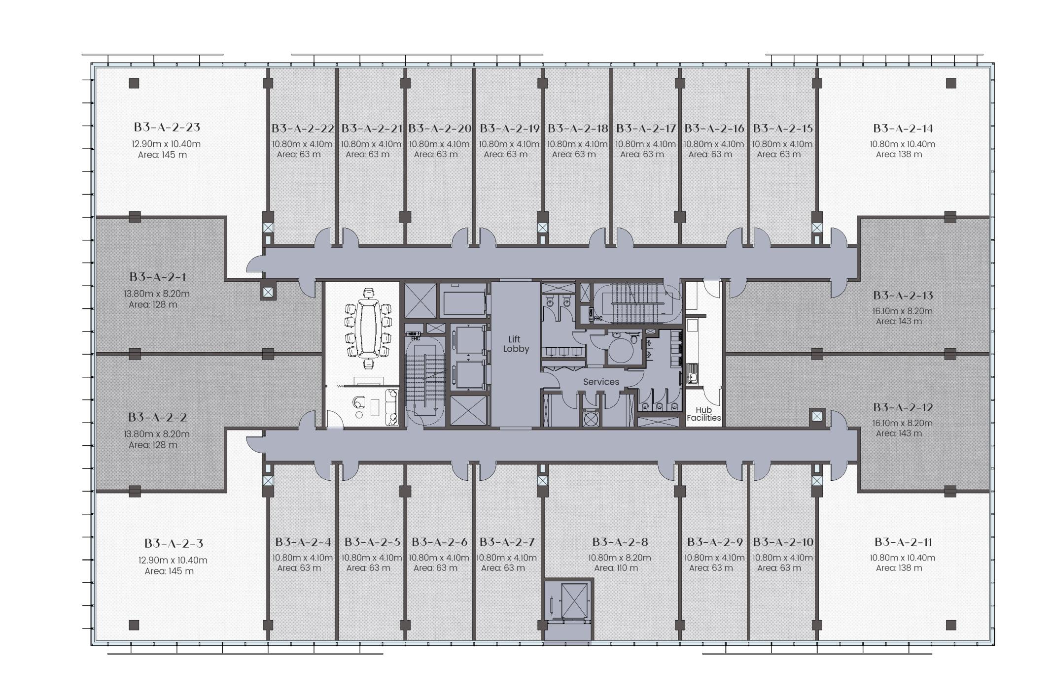 Floor Plan - Urban Business Lane New Cairo Mall El Tameer